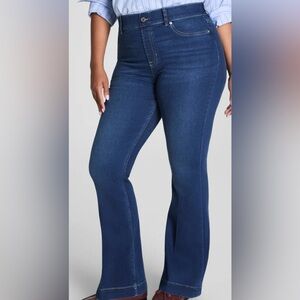 SPANX EveryWear Flare Jeans Dark Wash XL